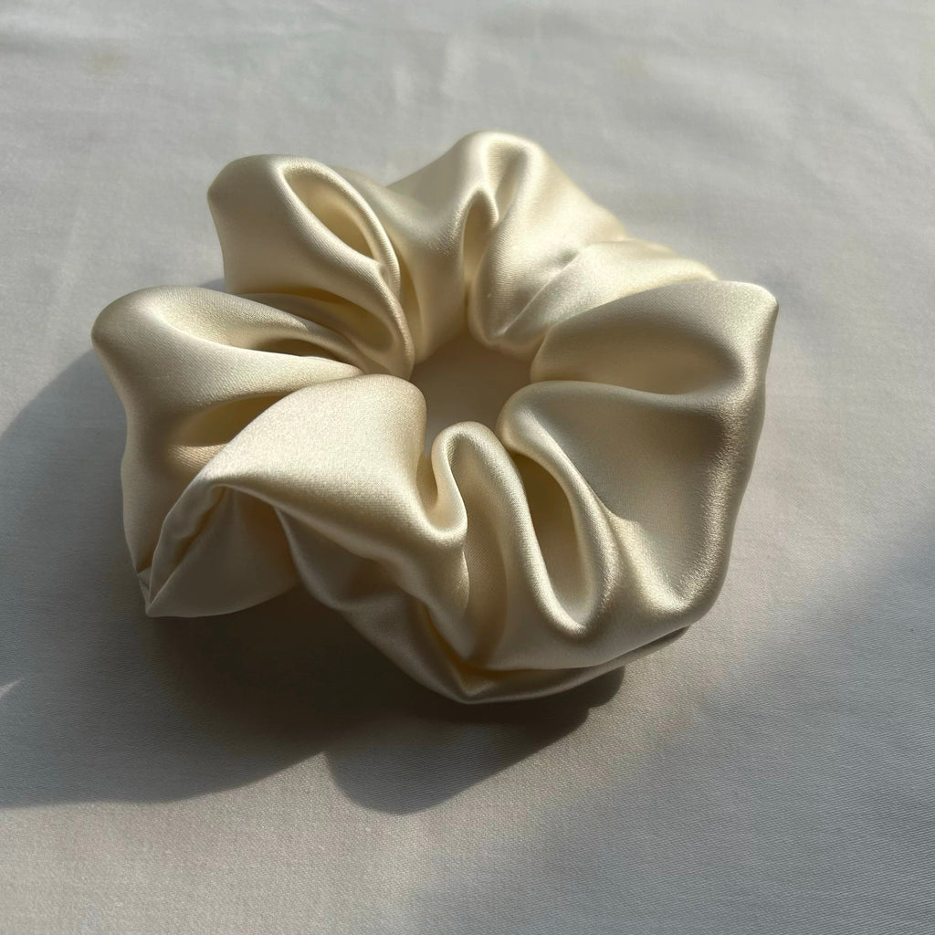 Handmade Mulberry Silk Scrunchie | 40 Momme | Zero Damage Hair Tie for Women