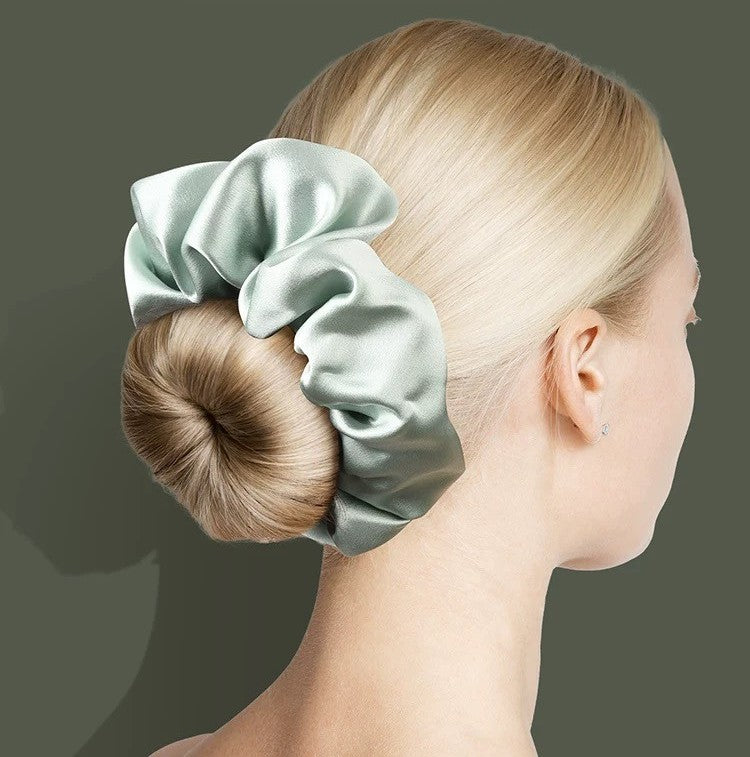 Handmade Mulberry Silk Scrunchie | 40 Momme | Zero Damage Hair Tie for Women